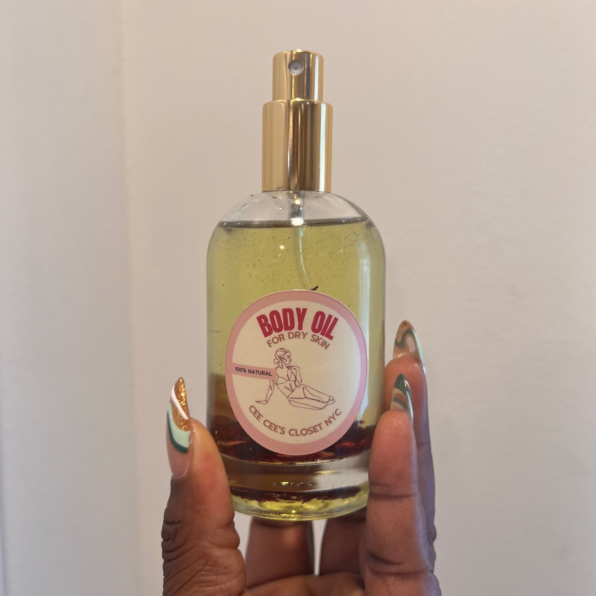 Unscented Dry Body Oil