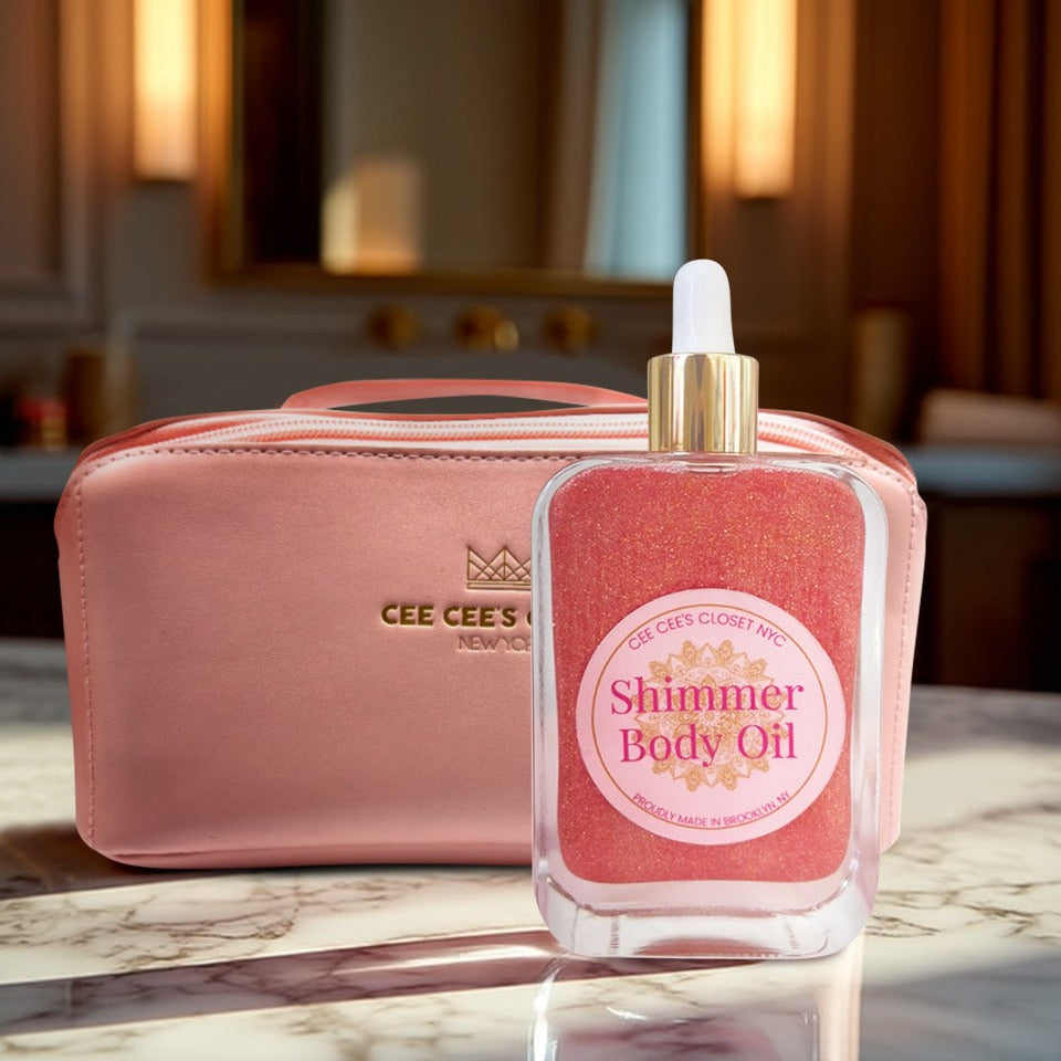 Lagos Pink Shimmer Dry Body Oil – Cee Cee's Closet NYC