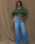 Aichatou Art Gallery Crop Top