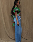 Aichatou Art Gallery Crop Top