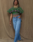 Aichatou Art Gallery Crop Top