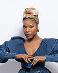 Small Ribbed Velvet Headwrap