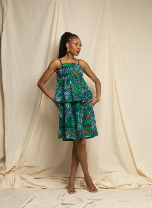 modern court dress Chioke Palm Court Dress S