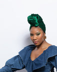 Small Ribbed Velvet Headwrap