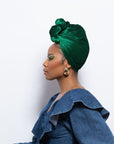 Small Ribbed Velvet Headwrap