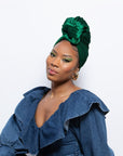Small Ribbed Velvet Headwrap