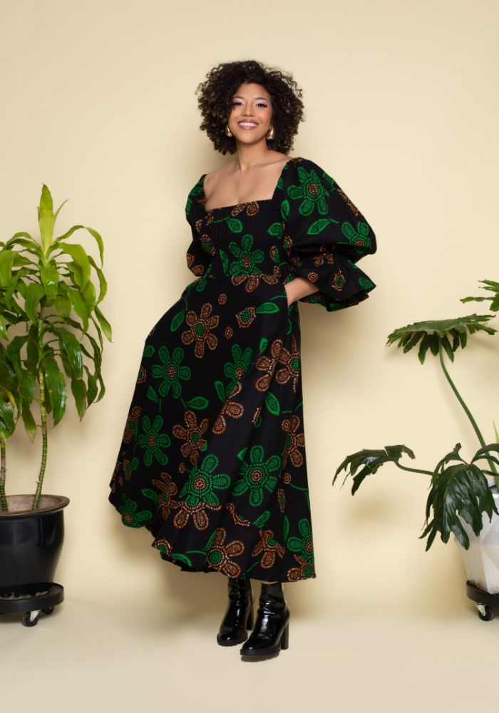 Kobina Cotton Maxi Dress 1x Kobina Cotton Maxi Dress 1x