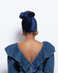 Small Ribbed Velvet Headwrap