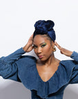 Small Ribbed Velvet Headwrap