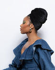 Small Ribbed Velvet Headwrap