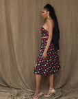 Oluyomi Button Down Midi Skirt