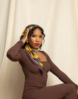 Square Twill Silk Scarf