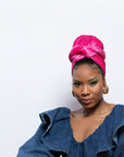 Small Ribbed Velvet Headwrap