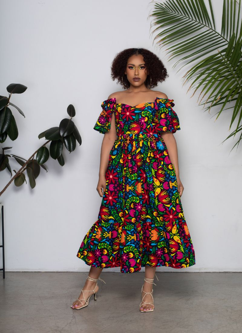 summer denim dress Mylie Denim Maxi Dress