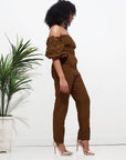 Feza Bubble Sleeve Jumpsuit