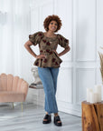 Amadika Peplum Top