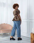 Amadika Peplum Top