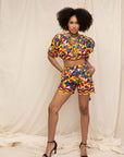 Ankobra Puff Sleeve Crop Top