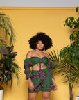 Bamiola 3 Knot Crop Top