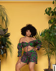 Bamiola 3 Knot Crop Top