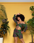 Bamiola 3 Knot Crop Top