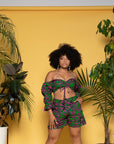 Bamiola 3 Knot Crop Top