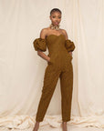 Feza Bubble Sleeve Jumpsuit