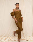 Feza Bubble Sleeve Jumpsuit