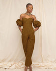 Feza Bubble Sleeve Jumpsuit