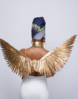 Silk Lined Green Bambina Headwrap - Head Wraps
