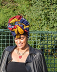 Afro Latina wearing headwrap