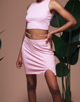 Pink and Green Waist Beads