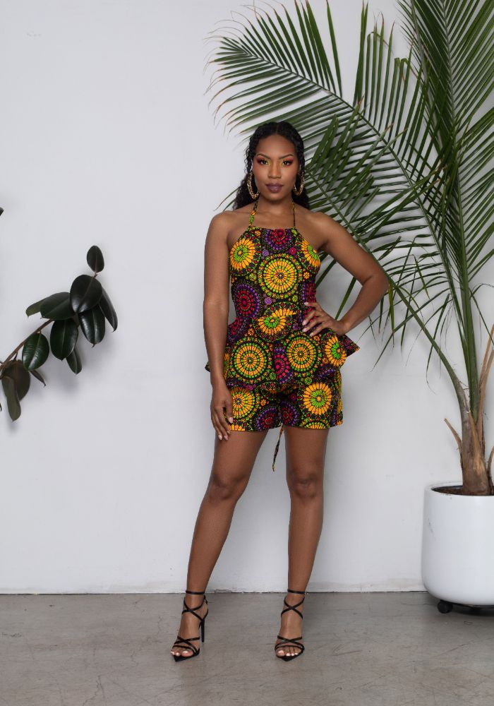 Safara Peplum Halter XL Safara Peplum Halter XL