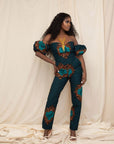 Sura Bubble Sleeve Jumpsuit