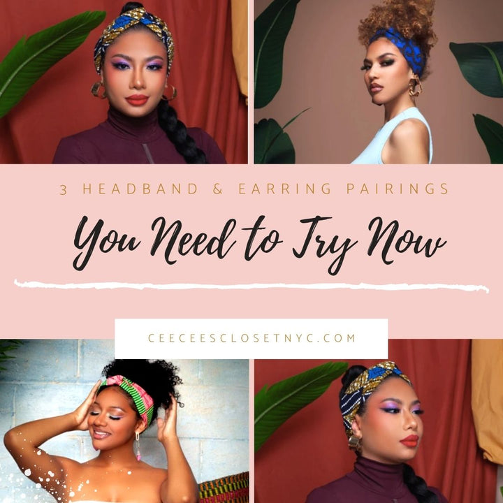 3 Headband and Earring Pairings You Need to Try Now