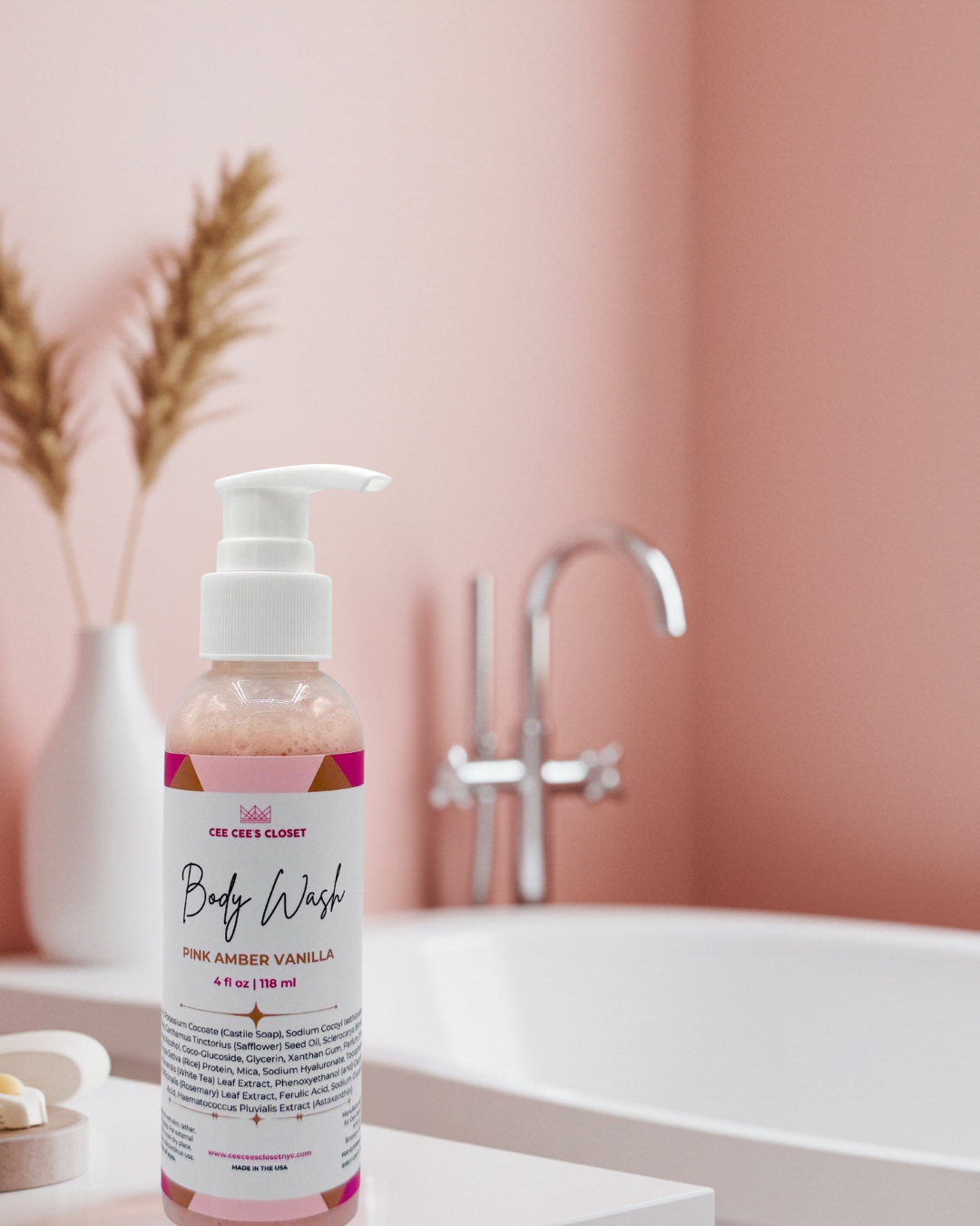Pink Amber Vanilla Body Wash