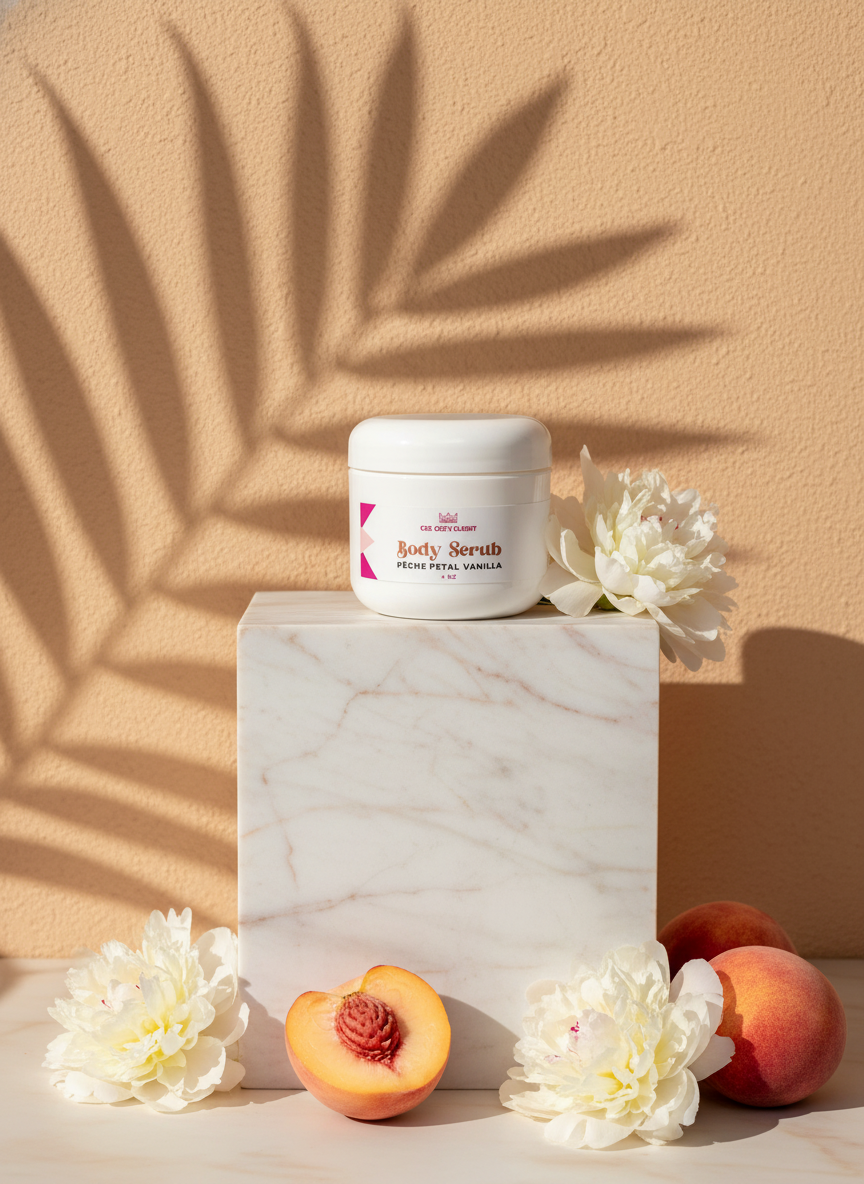 Pêche Petal Vanilla Sugar Body Scrub