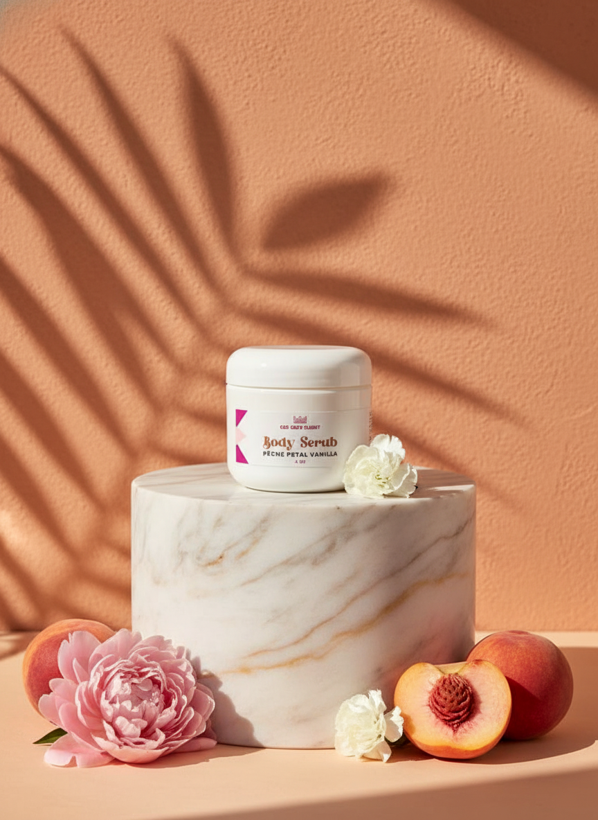 Pêche Petal Vanilla Sugar Body Scrub
