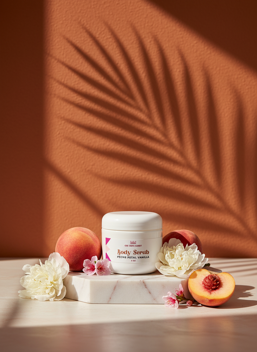 Pêche Petal Vanilla Sugar Body Scrub