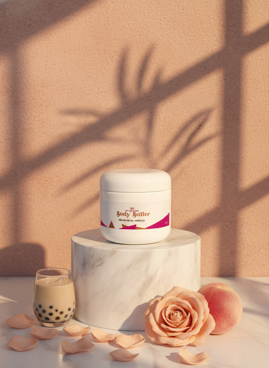 Pêche Petal Vanilla Body Butter