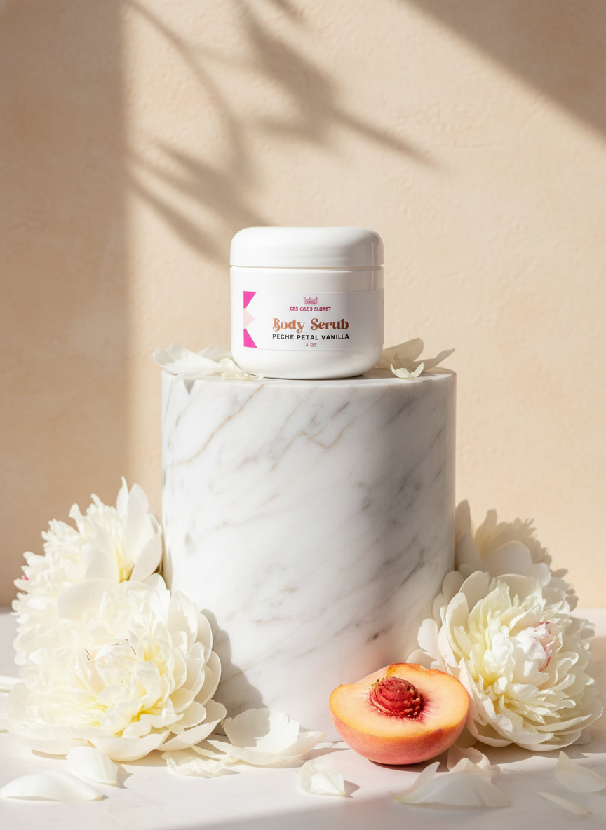 Pêche Petal Vanilla Sugar Body Scrub