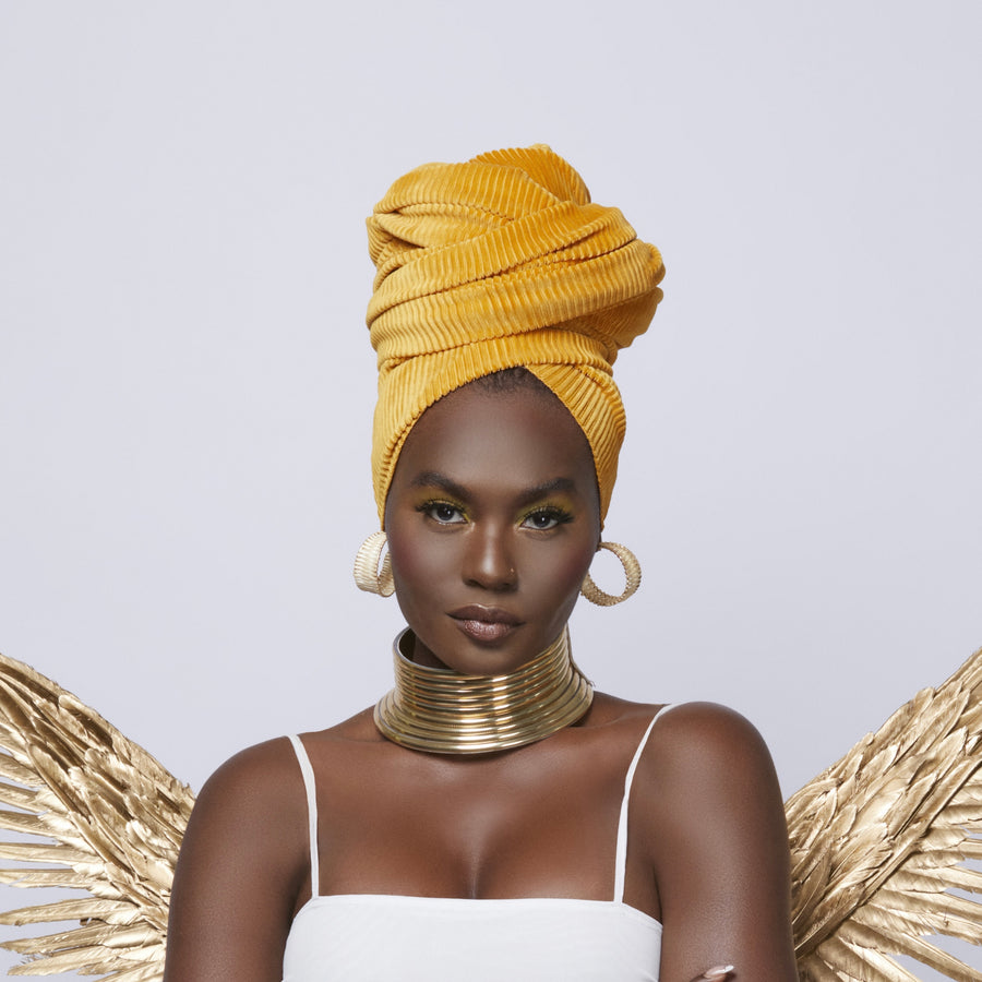 Ribbed Velvet Headwrap