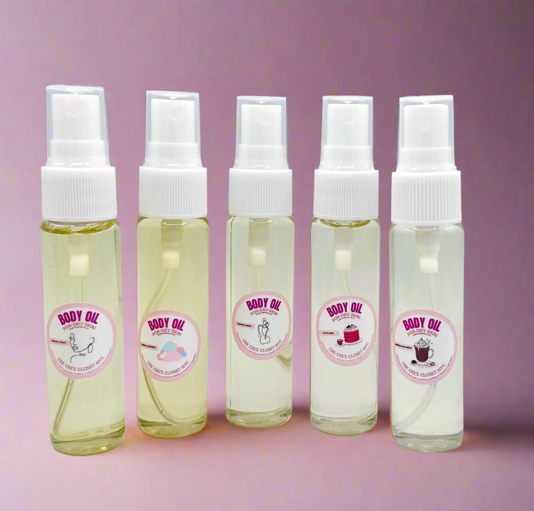 1oz Spray Scented Dry Body Oil Bundles