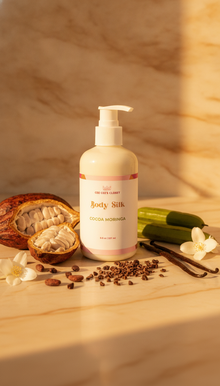 Cocoa Moringa Body Silk Lotion
