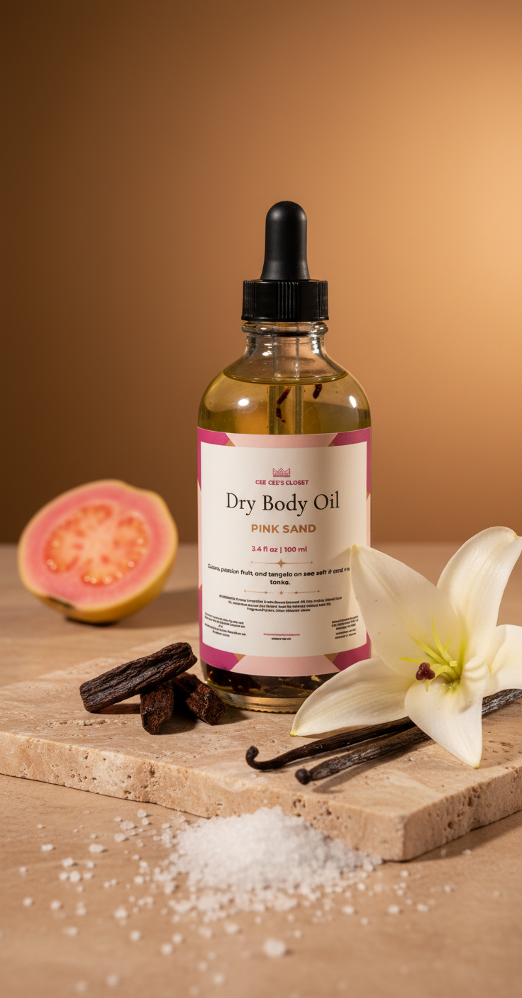 Pink Sand Dry Body Oil