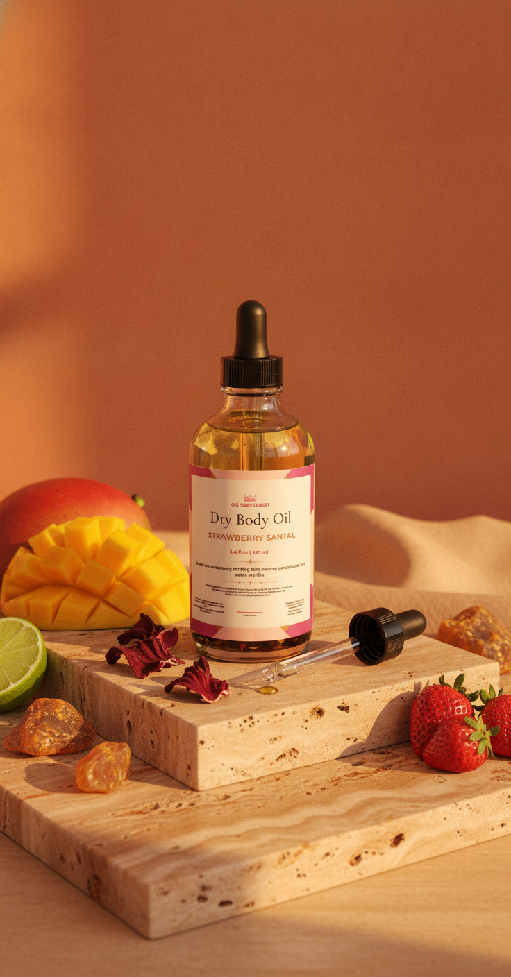 Strawberry Santal Dry Body Oil