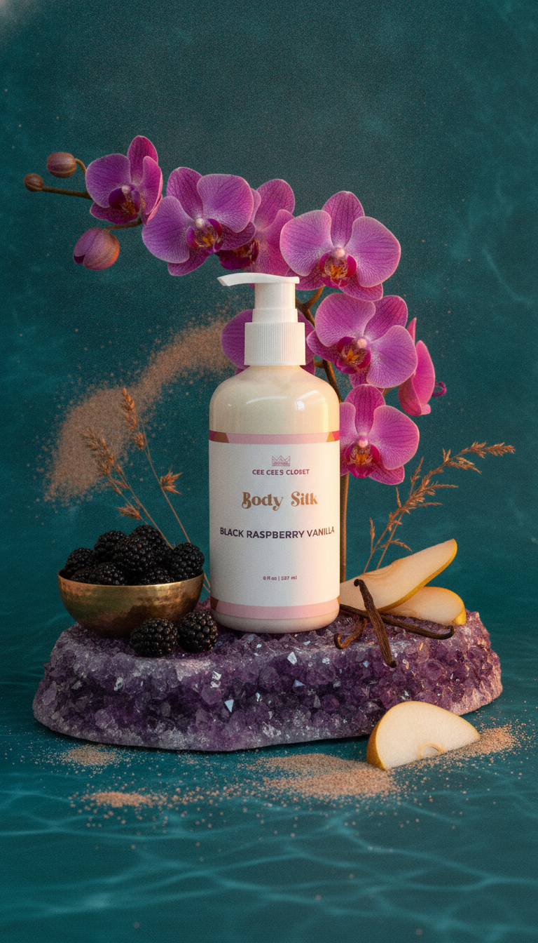 Black Raspberry Vanilla Body Silk Lotion