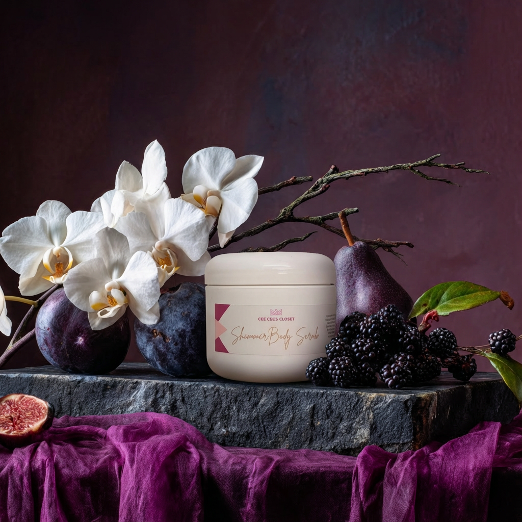 Black Raspberry Vanilla Shimmer Body Scrub
