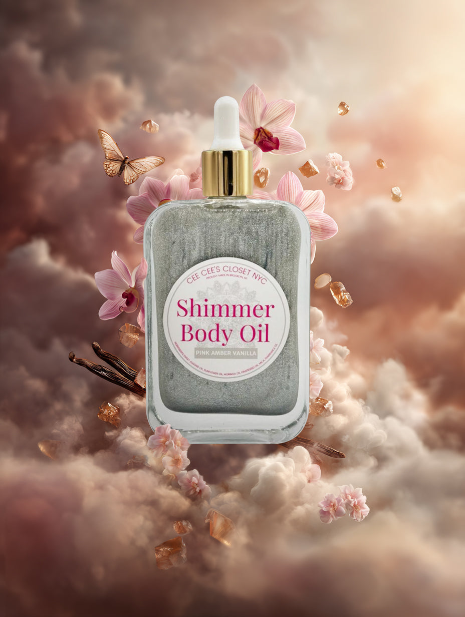 Shimmer Dry Body Oil | Unscented Glow Oil, Non-Greasy – Cee Cee's