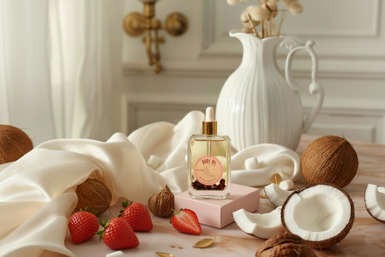 Strawberry Coconut Dry Oil